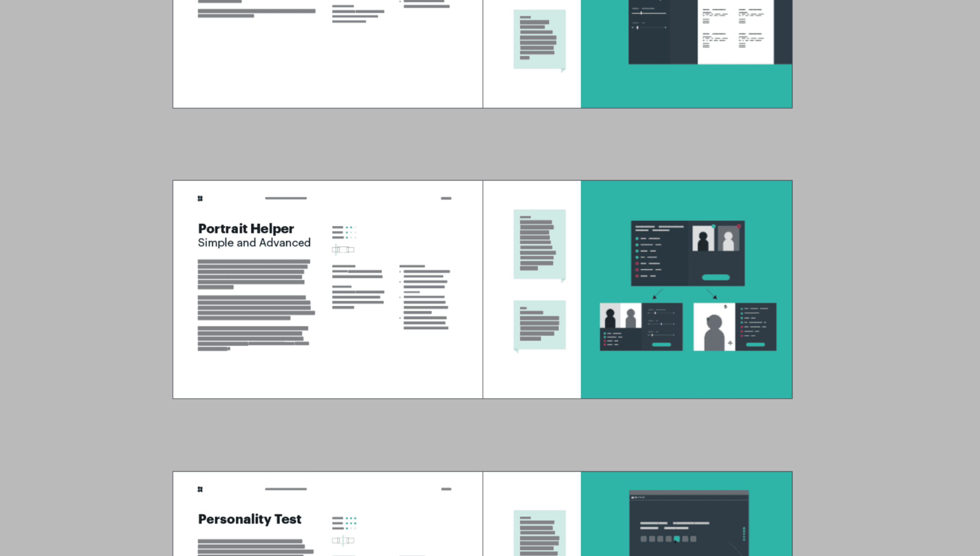 Deliverable for the design phase; idea catalog with concepts, process, and test